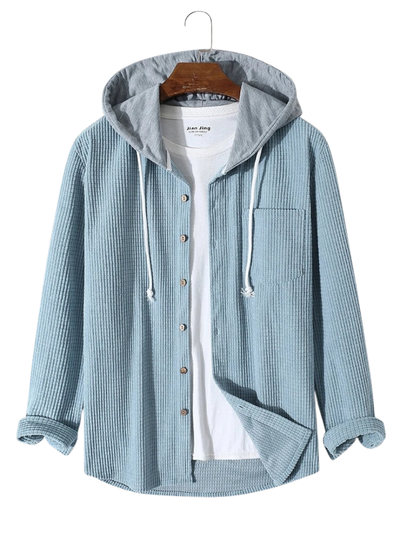 DUMONT LYON | CORDUROY-SKJORTE MED HETTET