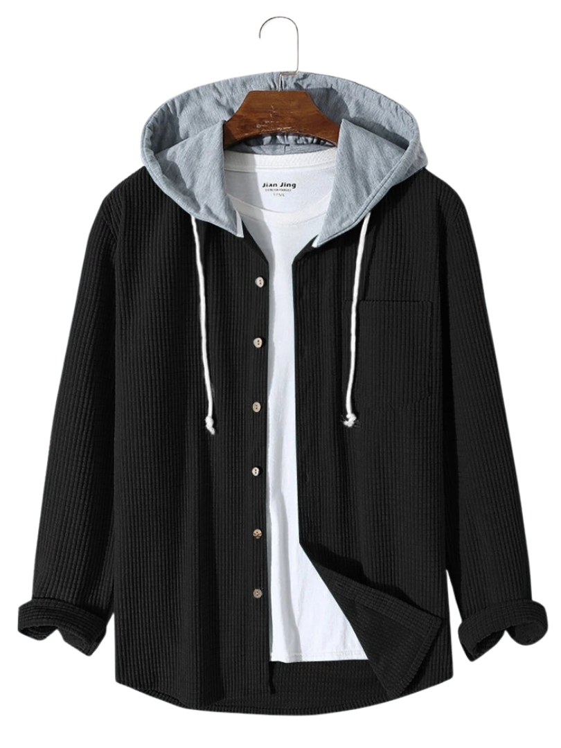 DUMONT LYON | CORDUROY-SKJORTE MED HETTET