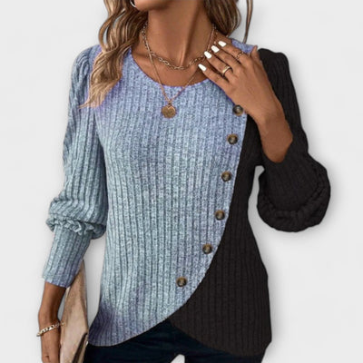 Ella | Elegant Bluse i Strikk