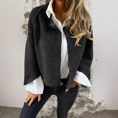 Ilse | Kort jakke med elegant utslåtte ermer